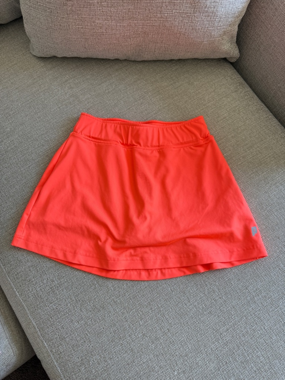 Prince tennis skort sporty athletic vibrant orange Skater built in shorts